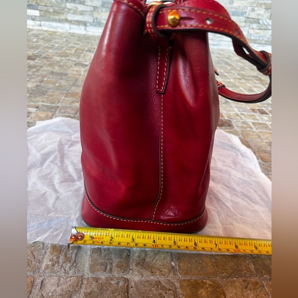 Dooney and bourke red Florentine  Perry satchel - Picture 11 of 15